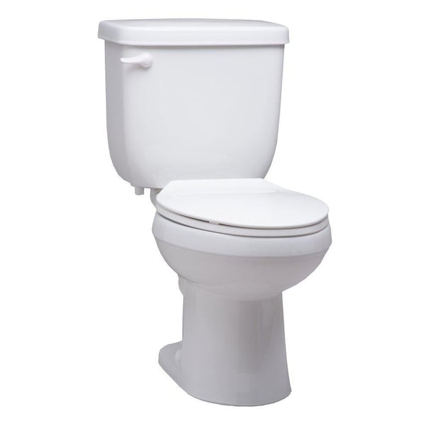 Proflo Jerritt 1.28 gpf Elongated Two Piece Toilet in White PROPFJRC414HEWH - main